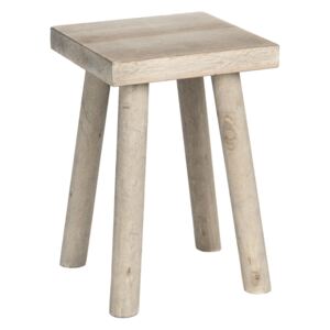 Dekoračné stolička zo svetlého dreva - 18 * 18 * 26 cm