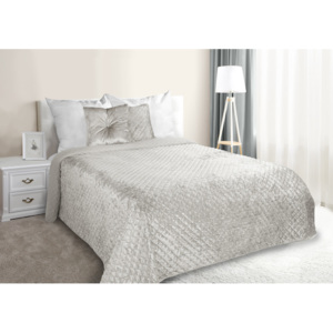 Elegantný prehoz na posteľ MISTY krémvý, Rozmer: 220x240 cm