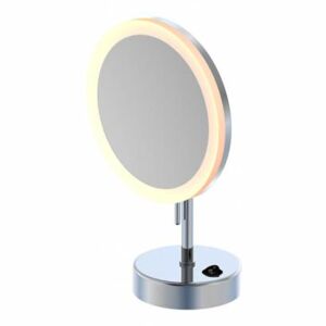 STEINBERG - LED kozmetické zrkadlo so stojanom, chróm (650 9300)