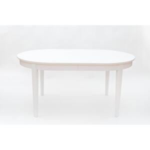 Biely rozkladací jedálenský stôl We47 Family, 165 - 215 × 105 cm