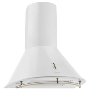 Klarstein Lumio Neo, biely, retro komínový digestor, 60 cm, 610 m³/hod., ušľachtilá oceľ