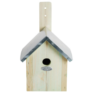Búdka pre vtáčiky z borovicového dreva Esschert Design, 18 × 32 cm