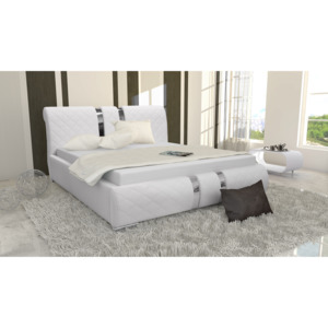 Čalúnená posteľ DINA + matrac DE LUX, 140x200, madryt 160