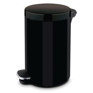 Kovový odpadkový kôš Basic, objem 5 l, čierny