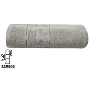 Bambusový uterák korfu svetlo šedý