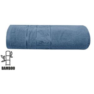 Bambusový uterák korfu tmavo modrý
