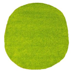 Kusový koberec Shaggy Loca Faustino zelený ovál 120x170, Velikosti 120x170cm