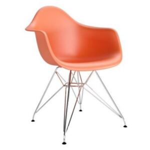 ArtD Jedálenská stolička P018 PP Inšpirovaná DAR oranžová