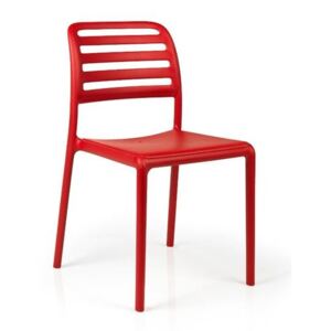 ArtD Jedálenská stolička Costa červená