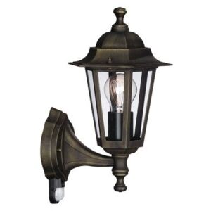 Vonkajšie nástenné svietidlo lampa s pohybovým snímačom Philips Massive 71522/01/42 - bronzová patina