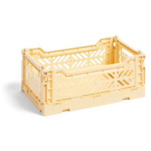HAY Úložný box Crate S, light yellow