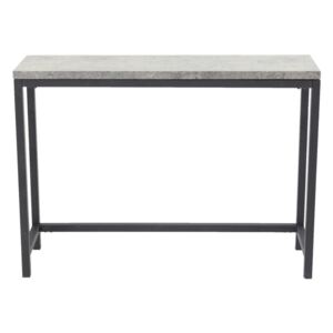 Rise konzolový stolík (betón/čierna)
