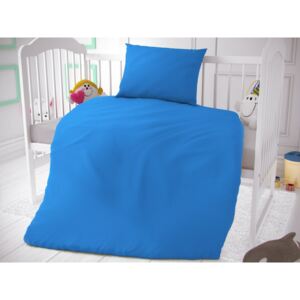 Kvalitex Detské posteľné obliečky modré 95x135, 45x60cm