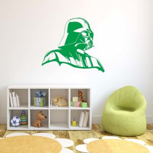 GLIX Darth Vader - samolepka na stenu Zelená 50x45 cm