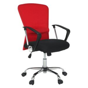 Kancelárska stolička AEX červená. Vlastná spoľahlivá doprava až k Vám domov