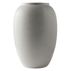 Krémovobiela kameninová váza Bitz Basics Matte Cream, výška 50 cm