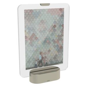 LED rámik na fotografiu so základom v sivej farbe Umbra Glo, 13 x 18 cm