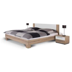 Manželská posteľ 180 cm + 2 noč. stolíky Kami (dub sonoma). Vlastná spoľahlivá doprava až k Vám domov