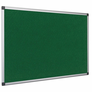 Textilná nástenka AL rám 120 x 90 cm (zelená)