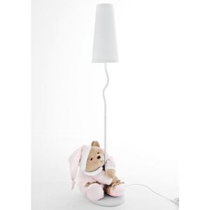 Nanán stojaca lampa s medvedíkom Puccio 130cm ružová