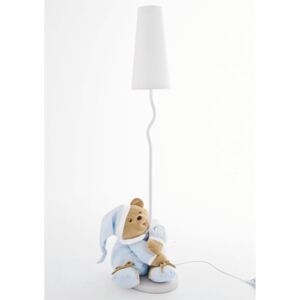 Nanán stojaca lampa s medvedíkom Puccio 130cm modrá