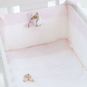 Nanán Puccio mini posteľný set ružový