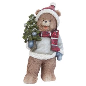 Dekorácia vianočný medvedík - 10 * 7 * 20 cm