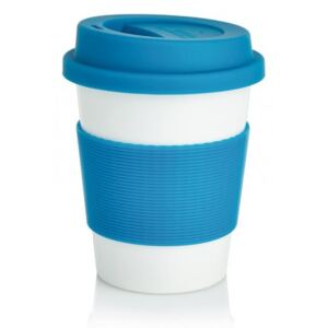 XD Design & Loooqs - Pla eko pohár na kávu modrý 0,35l