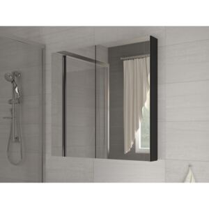 Kúpelňová skrinka na stenu Della 100 čierna + zrkadlo. Vlastná spoľahlivá doprava až k Vám domov