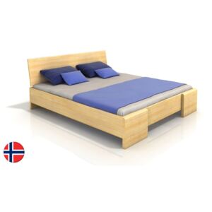 Manželská posteľ 180 cm Naturlig Blomst High (borovica) (s roštom). Vlastná spoľahlivá doprava až k Vám domov