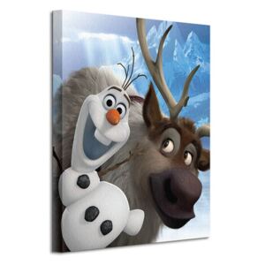 Obraz na plátne Disney Frozen (Olaf and Sven) 40x50 WDC94596
