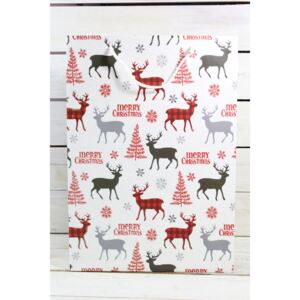Vianočná darčeková taška "MERRY CHRISTMAS" (31x44 cm)