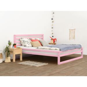 Benlemi Dvojlôžková posteľ DeLuxe Farba: Ružová, Dĺžka: 140x190 cm