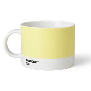 Svetložltý hrnček na čaj Pantone 600, 475 ml