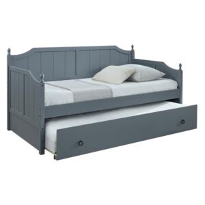 Jednolôžková posteľ s prítelkou 90 cm Baroba (sivá). Vlastná spoľahlivá doprava až k Vám domov