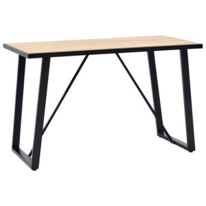 Jedálenský stôl, dubová farba 120x60x75 cm, MDF