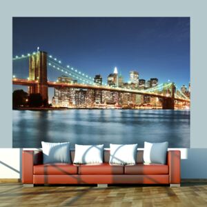 Fototapeta - Sparkling Brooklyn Bridge 200x154 cm
