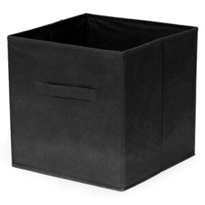 Čierny skladací úložný box Compactor Foldable Cardboard Box