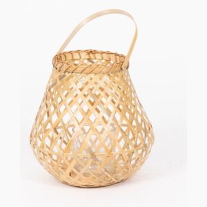 Bambusový lampáš Compactor Bamboo Lantern, ⌀ 25 cm