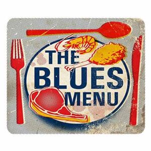 Retro Cedule Ceduľa The Blues Menu