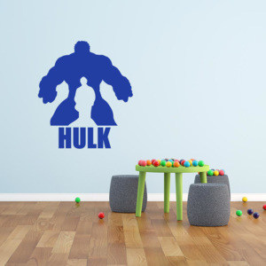 GLIX Avengers Hulk - samolepka na stenu Modrá 30x20 cm