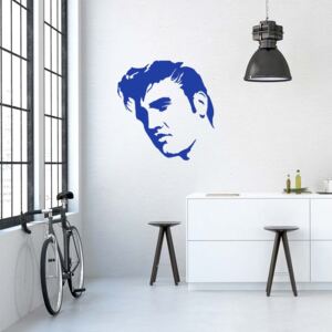 GLIX Elvis - samolepka na stenu Modrá 50 x 50 cm