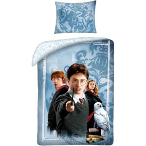 Halantex · Bavlnené posteľné obliečky Harry Potter s priateľmi - 100% bavlna - 70 x 90 cm + 140 x 200 cm