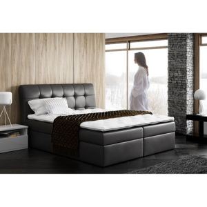 Čalúnená posteľ AMIGO + topper, 140x200, madryt 1100