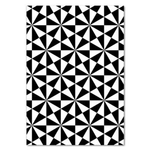 Foto obraz sklenený zvislý Čierno-biela mreža pl-osh-70x100-f-95789916
