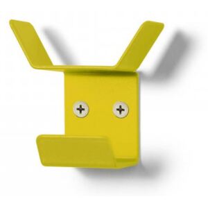Jansen Display Nástenný vešiak mini, trojitý, modrý žltá