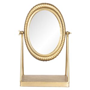 Stolný kozmetické zlaté zrkadlo - 23 * 13 * 35 cm