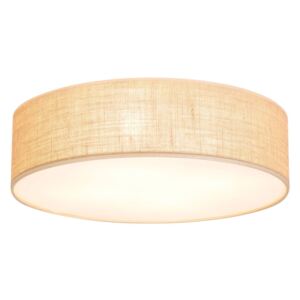 Stropné svietidlo Jute s béžovým tienidlom Ø 48 cm