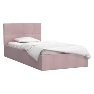 GM Čalúnená jednolôžková posteľ Ingrit 200x90 - ružová