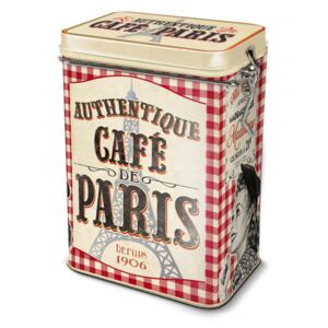 Natives, Vintage, Dóza na kávu "Café de Paris" 13x8.5x18cm, plech, 211151